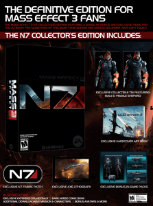 Mass Effect 3 Collectors Edition Torrent PC 2013