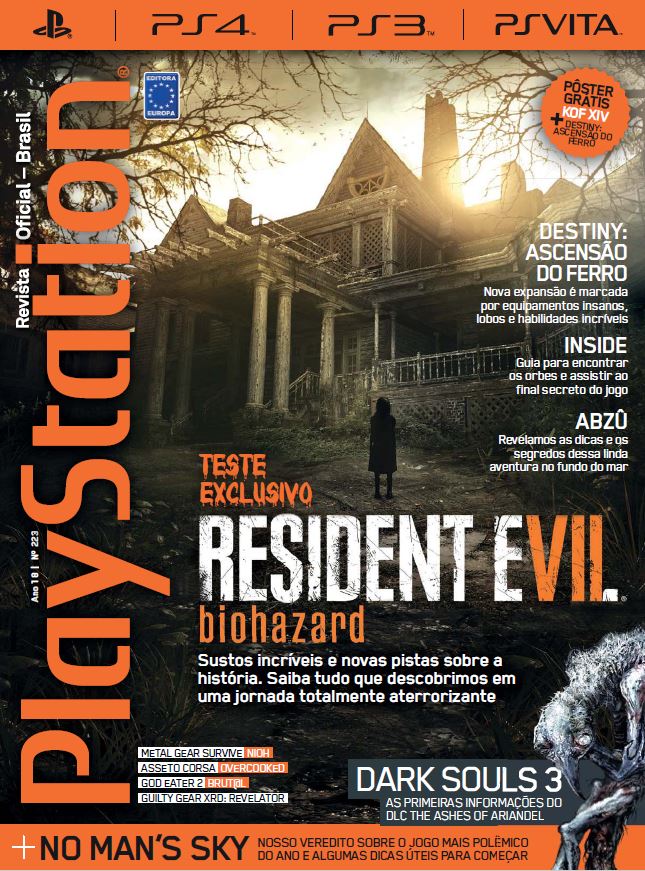 PlayStation - Revista Oficial do Brasil - Ed. 223 - Setembro 2016