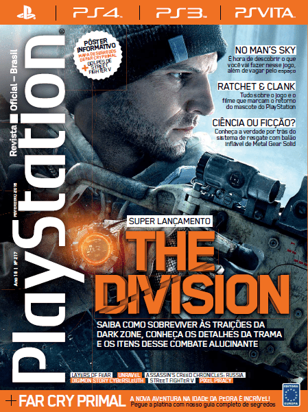 PlayStation - Revista Oficial Brasil - Ed. 217 - Março 2016